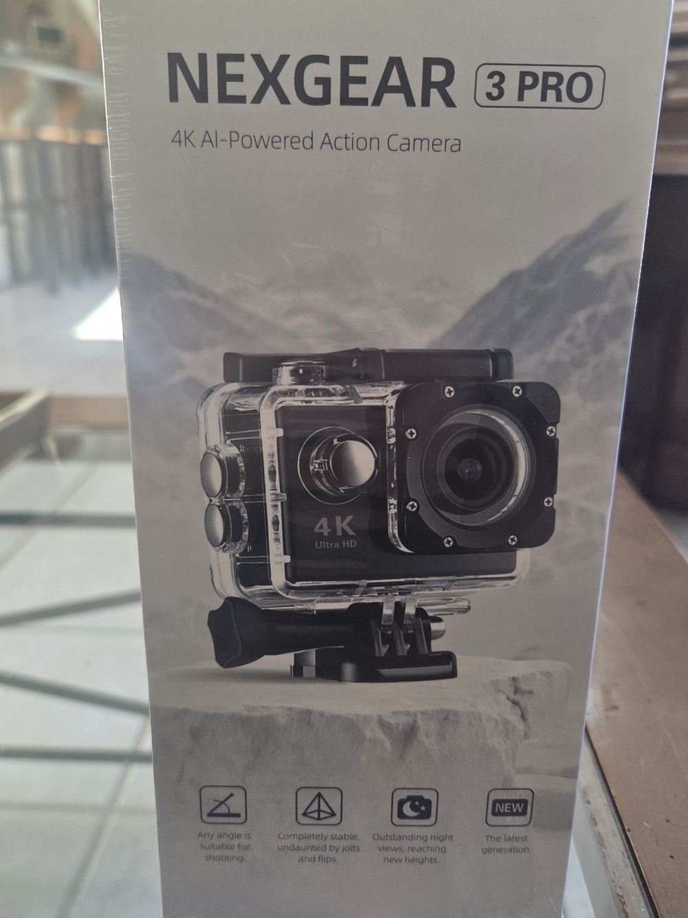 Nexgear 3 Pro 4K AI-Powered Action Camera